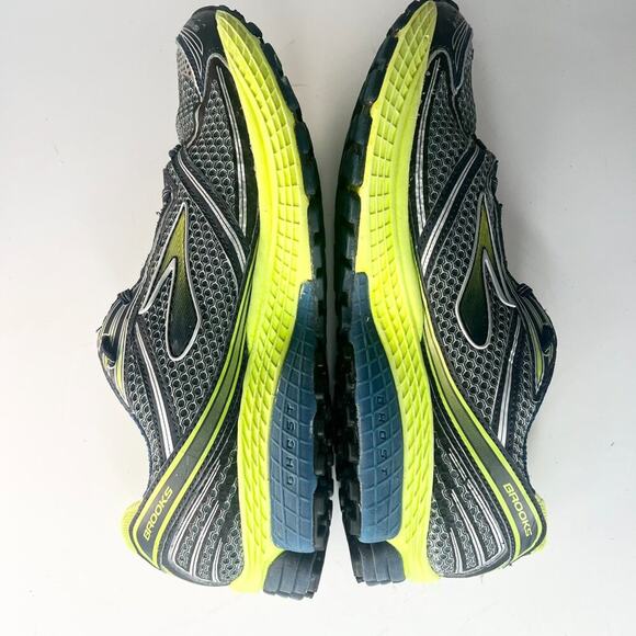Brooks Ghost 6 Running Sneakers Shoes Grey Black Green Blue Silver Men 12.5 - Picture 5 of 14
